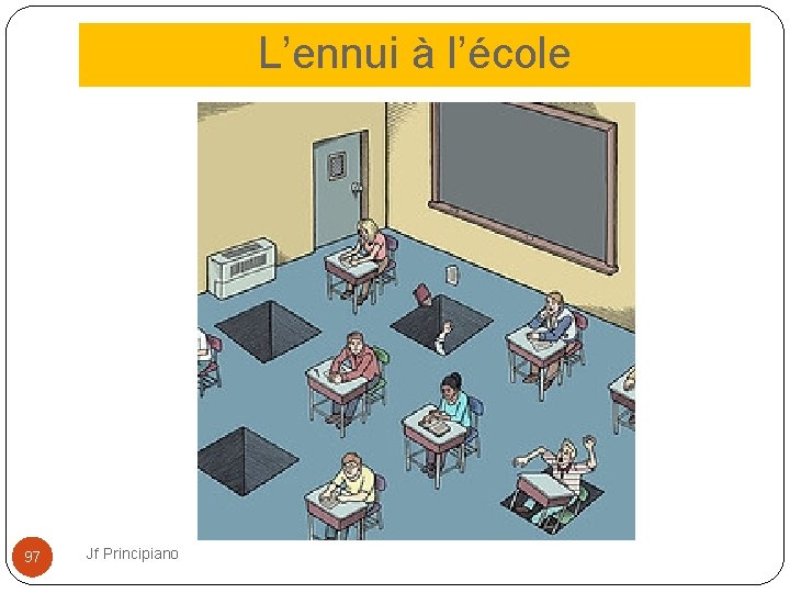 L’ennui à l’école 97 Jf Principiano 