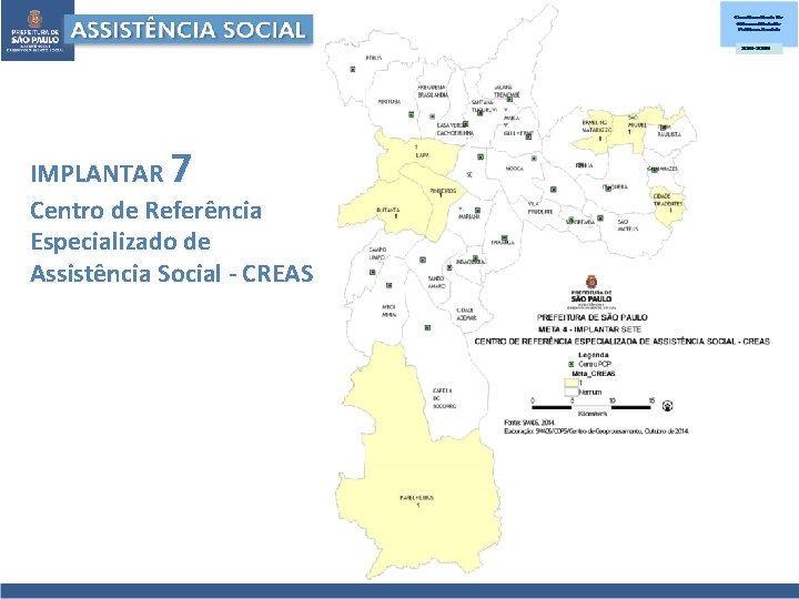 7 IMPLANTAR Centro de Referência Especializado de Assistência Social - CREAS 