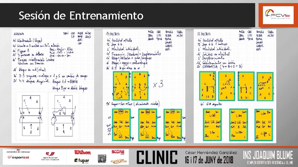 Sesión de Entrenamiento César Hernández González 