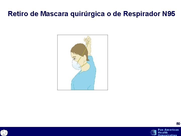 Retiro de Mascara quirúrgica o de Respirador N 95 text 50 Pan American Health Retiro de Mascara quirúrgica o de Respirador N 95 text 50 Pan American Health