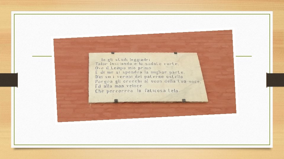 Giacomo Leopardi E il naufragar m dolce in