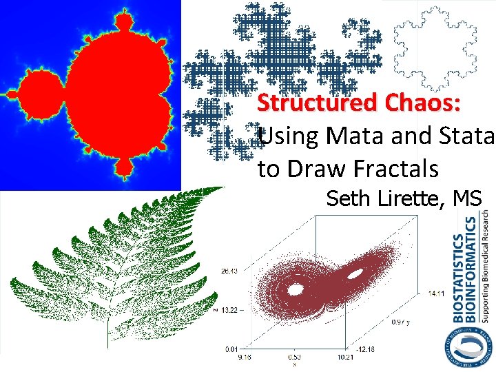 Structured Chaos: Using Mata and Stata to Draw Fractals Seth Lirette, MS 