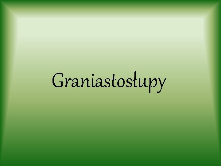 Graniastosłupy 