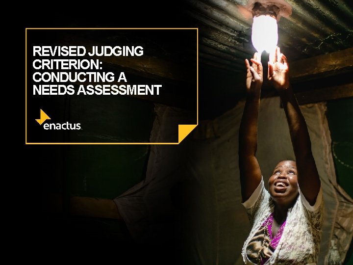 REVISED JUDGING CRITERION: CONDUCTING A NEEDS ASSESSMENT 