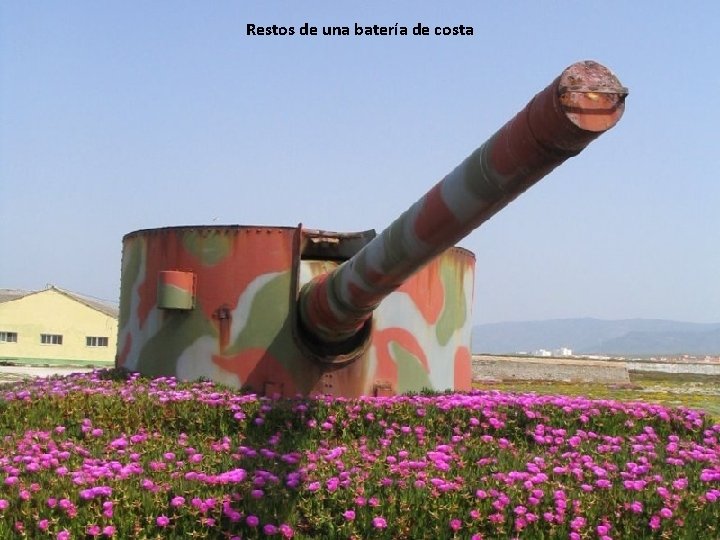 Restos de una batería de costa 
