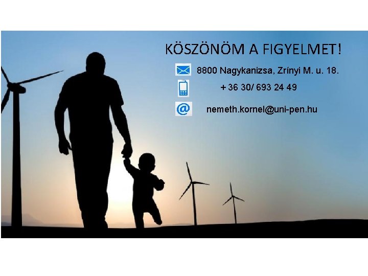 KÖSZÖNÖM A FIGYELMET! 8800 Nagykanizsa, Zrínyi M. u. 18. + 36 30/ 693 24