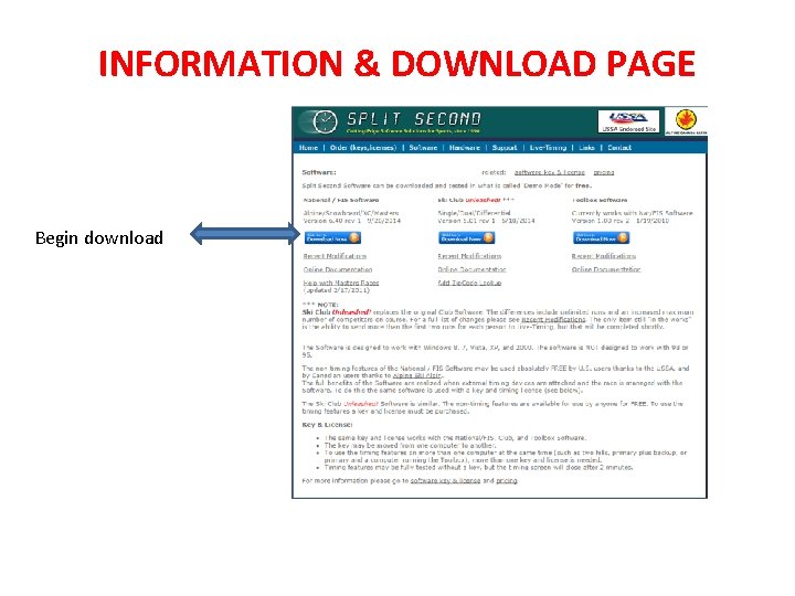 INFORMATION & DOWNLOAD PAGE Begin download 