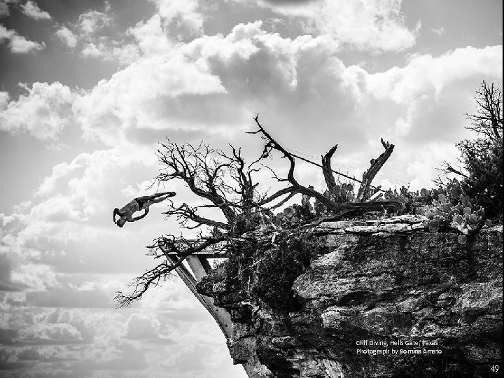 Cliff Diving, Hells Gate, Texas Photograph by Romina Amato 49 