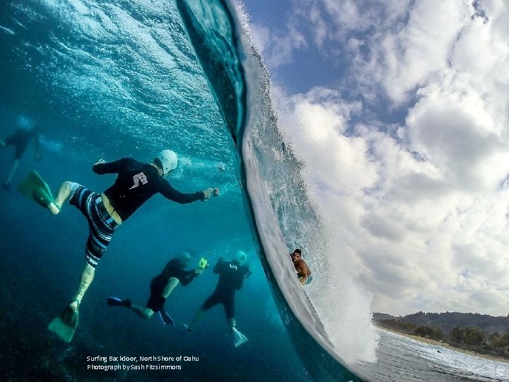 Surfing Backdoor, North Shore of Oahu Photograph by Sash Fitzsimmons 52 