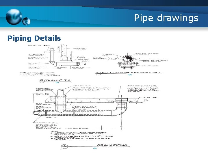 Pipe drawings Piping Details 