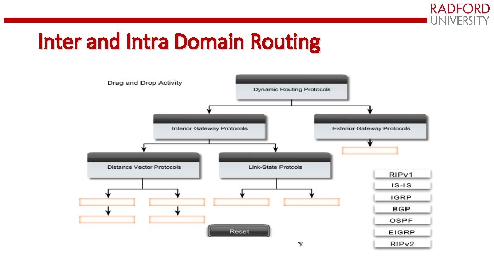 Inter and Intra Domain Routing 