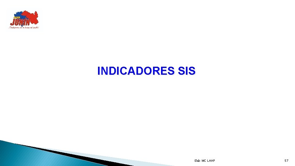 INDICADORES SIS Elab MC LAHP 57 