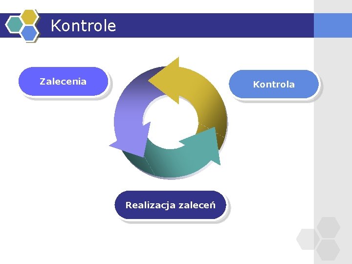 Kontrole Zalecenia Kontrola Realizacja zaleceń 