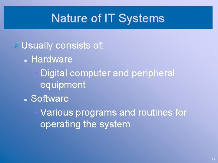 Chapter 08 Consideration of Internal Control in an