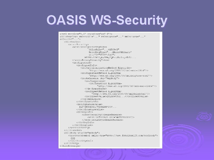 OASIS WS-Security 