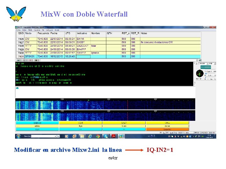 Mix. W con Doble Waterfall Modificar en archivo Mixw 2. ini la linea ea