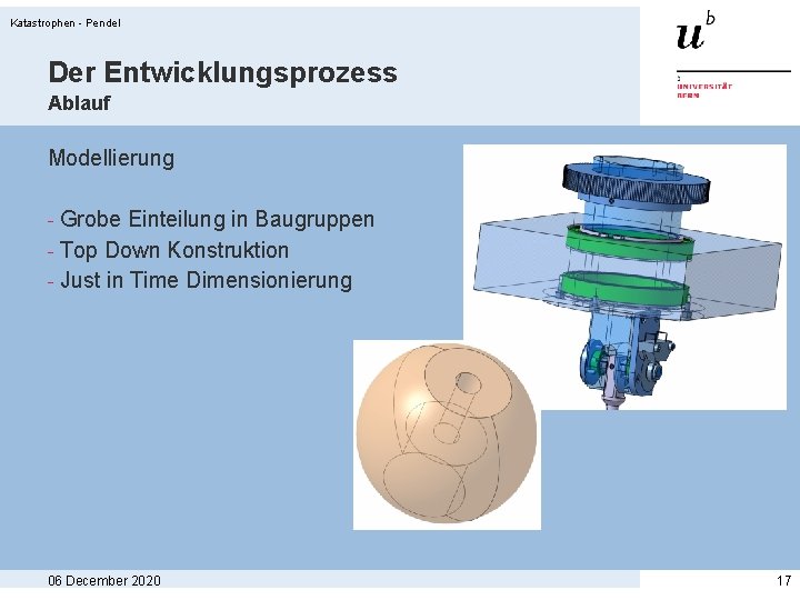 Katastrophen - Pendel Der Entwicklungsprozess Ablauf Modellierung - Grobe Einteilung in Baugruppen - Top Katastrophen - Pendel Der Entwicklungsprozess Ablauf Modellierung - Grobe Einteilung in Baugruppen - Top