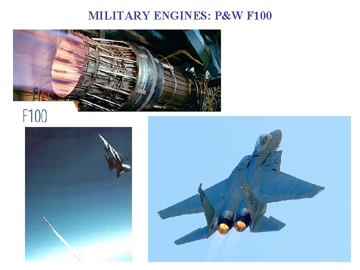 MILITARY ENGINES: P&W F 100 