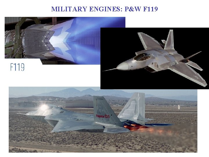 MILITARY ENGINES: P&W F 119 