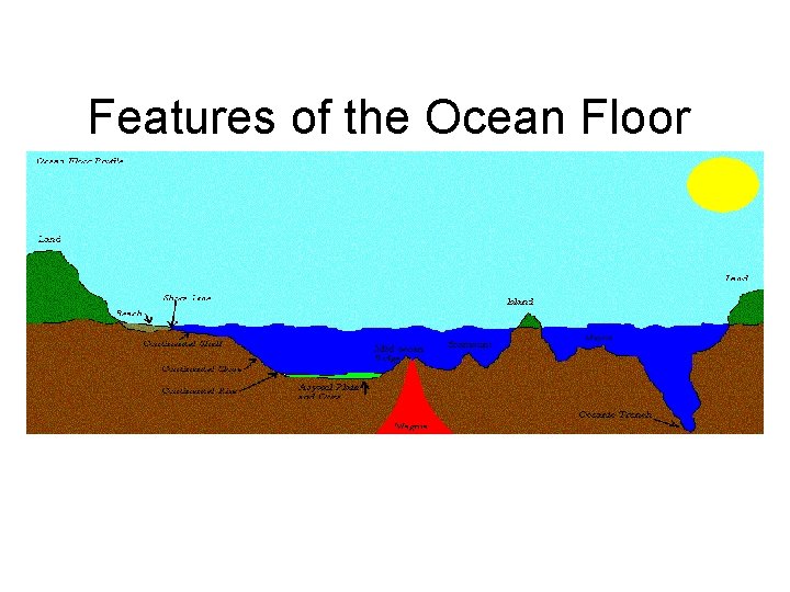Features of the Ocean Floor 