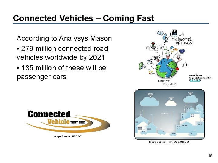 Connected Vehicles – Coming Fast According to Analysys Mason • 279 million connected road