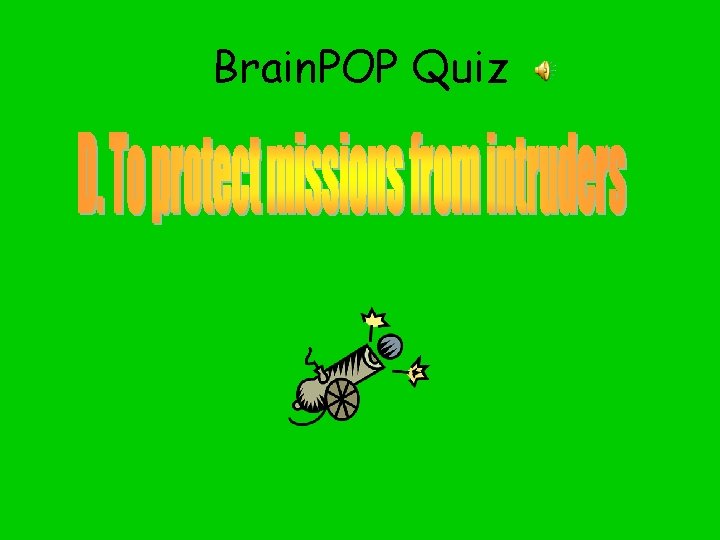 Brain. POP Quiz 