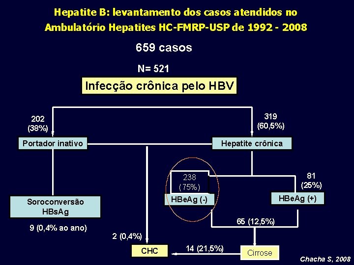 Hepatite B: levantamento dos casos atendidos no Ambulatório Hepatites HC-FMRP-USP de 1992 - 2008