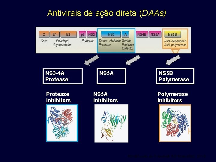 Antivirais de ação direta (DAAs) NS 3 -4 A Protease Inhibitors NS 5 A