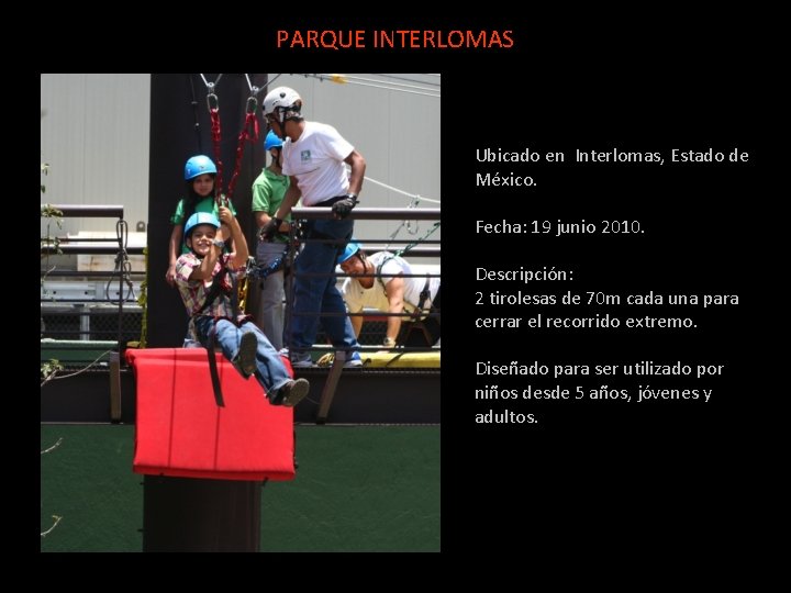 PARQUE INTERLOMAS Ubicado en Interlomas, Estado de México. Fecha: 19 junio 2010. Descripción: 2