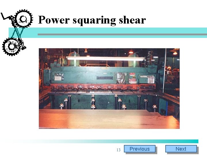 Power squaring shear 13 Previous Next Power squaring shear 13 Previous Next