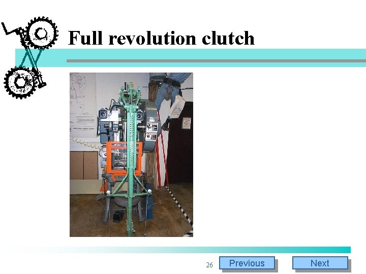 Full revolution clutch 26 Previous Next Full revolution clutch 26 Previous Next