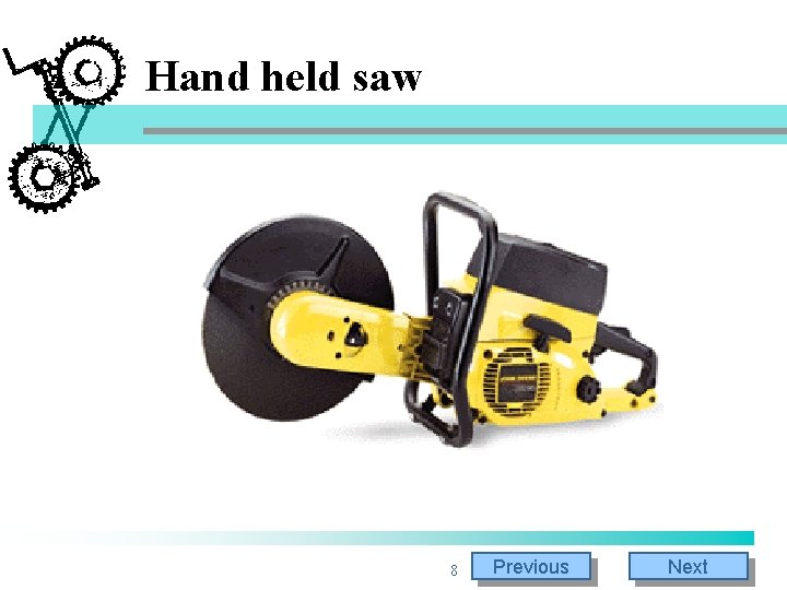 Hand held saw 8 Previous Next Hand held saw 8 Previous Next