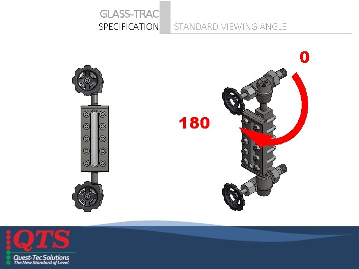GLASS-TRAC SPECIFICATION STANDARD VIEWING ANGLE 0 180 