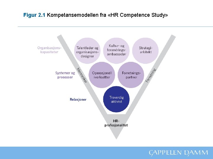 Figur 2. 1 Kompetansemodellen fra «HR Competence Study» 