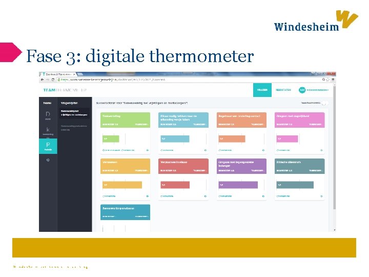 Fase 3: digitale thermometer Windesheim zet kennis in werking 