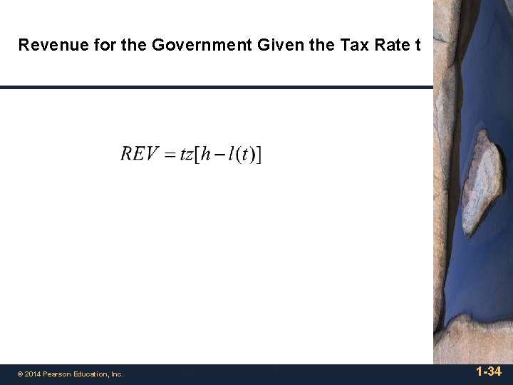 Revenue for the Government Given the Tax Rate t © 2014 Pearson Education, Inc.