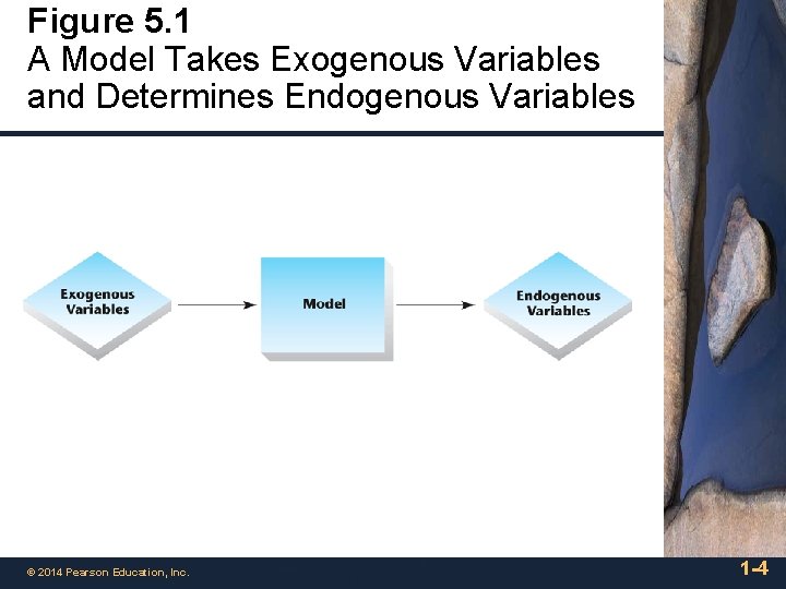 Figure 5. 1 A Model Takes Exogenous Variables and Determines Endogenous Variables © 2014
