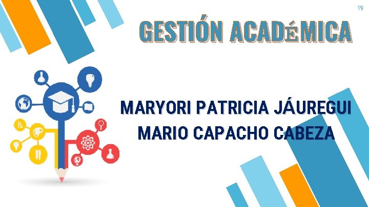 GESTIÓN ACADÉMICA MARYORI PATRICIA JÁUREGUI MARIO CAPACHO CABEZA 19 