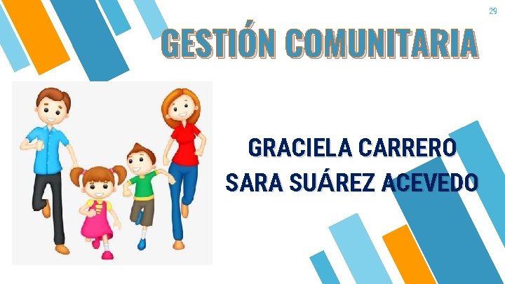 GESTIÓN COMUNITARIA GRACIELA CARRERO SARA SUÁREZ ACEVEDO 29 