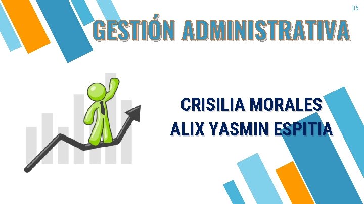 GESTIÓN ADMINISTRATIVA CRISILIA MORALES ALIX YASMIN ESPITIA 35 