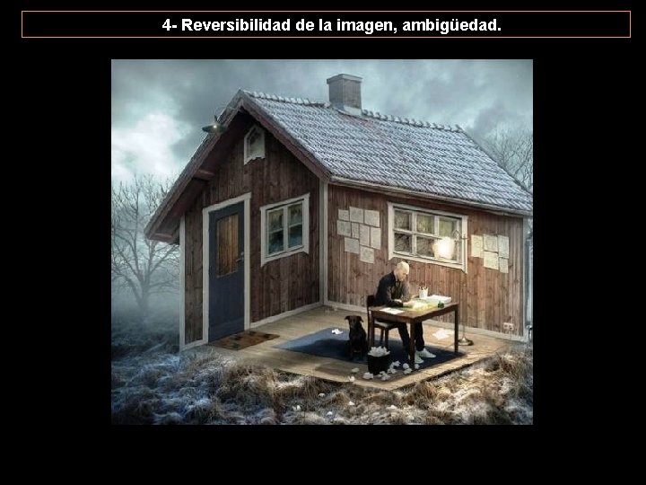 4 - Reversibilidad de la imagen, ambigüedad. 4 - Reversibilidad de la imagen, ambigüedad.