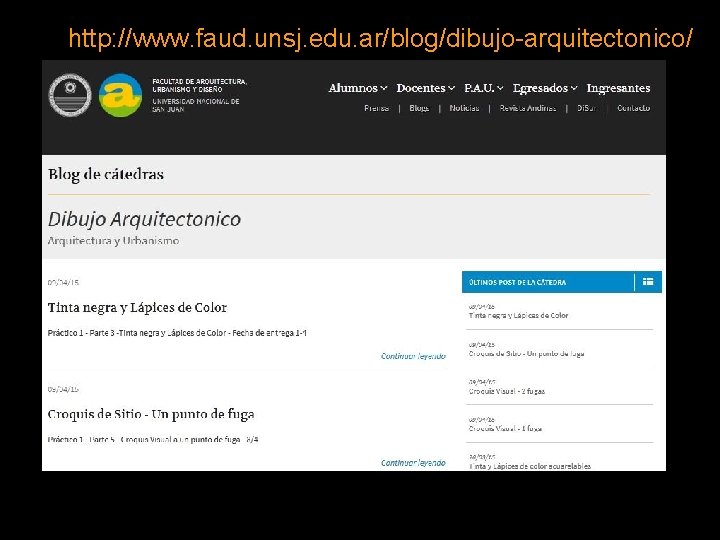http: //www. faud. unsj. edu. ar/blog/dibujo-arquitectonico/ http: //www. faud. unsj. edu. ar/blog/dibujo-arquitectonico/