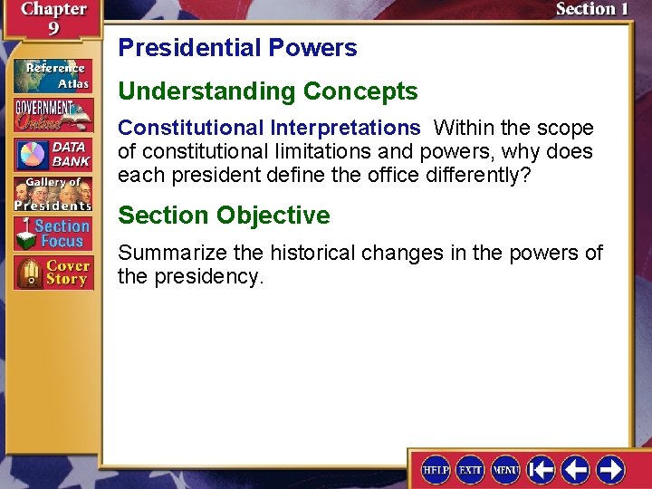 Presidential Powers Understanding Concepts Constitutional Interpretations Within the scope of constitutional limitations and powers,