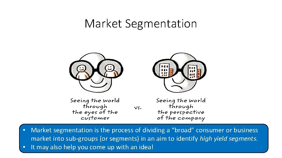 Market Segmentation • Market segmentation is the process of dividing a “broad” consumer or Market Segmentation • Market segmentation is the process of dividing a “broad” consumer or