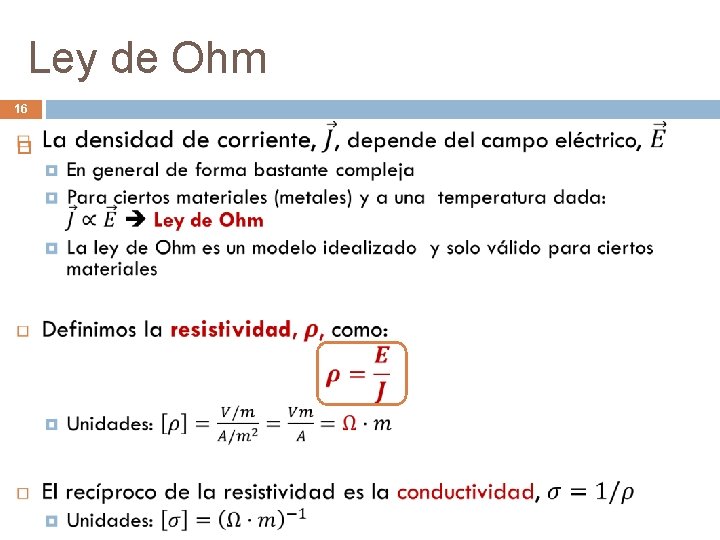 Ley de Ohm 16 