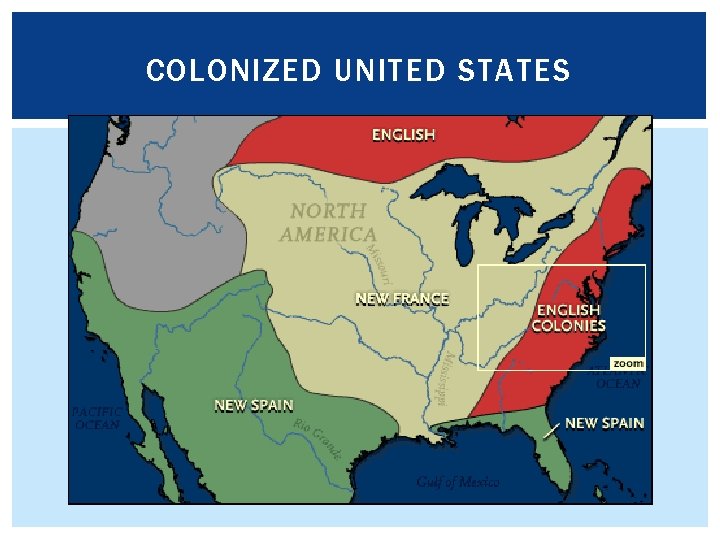 COLONIZED UNITED STATES 