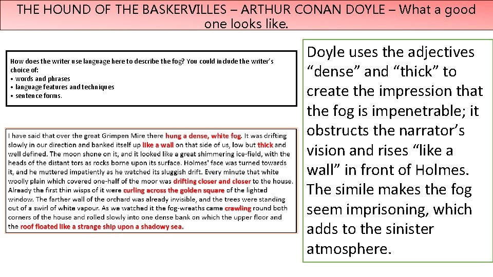 THE HOUND OF THE BASKERVILLES – ARTHUR CONAN DOYLE – What a good one