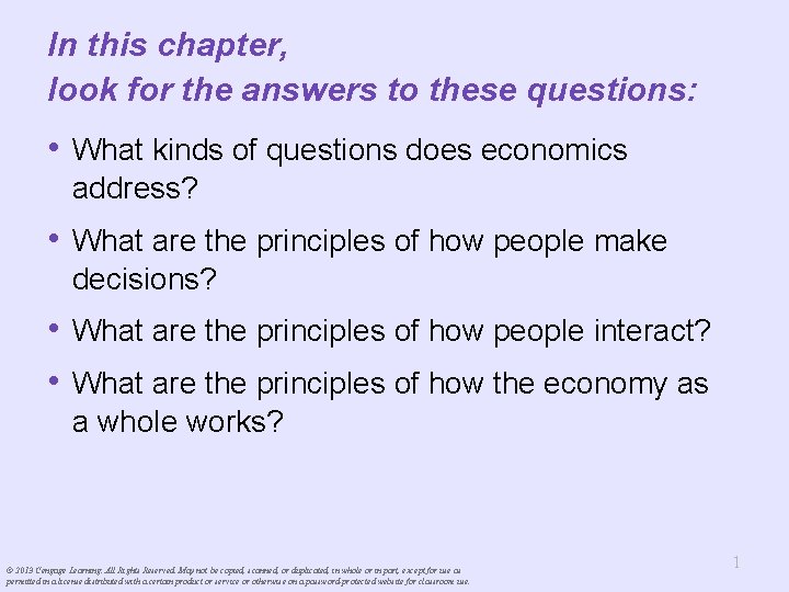 In this chapter, look for the answers to these questions: • What kinds of