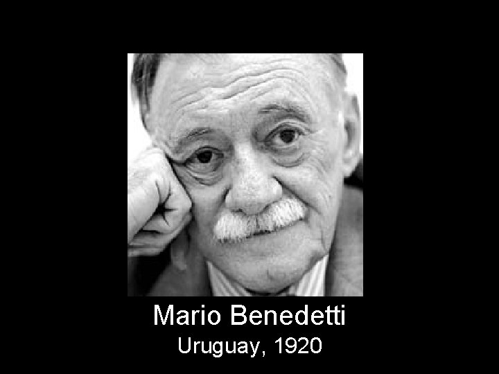 Mario Benedetti Uruguay, 1920 