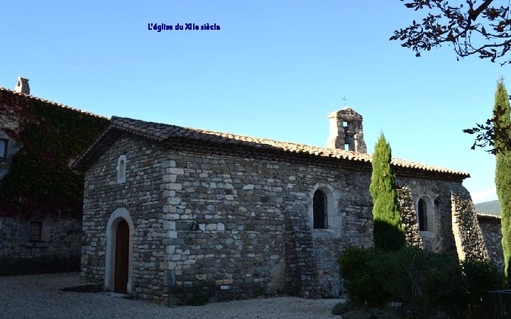 L'église du XIIe siècle 